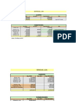 Relatório financeiro de clientes e fornecedores 2011