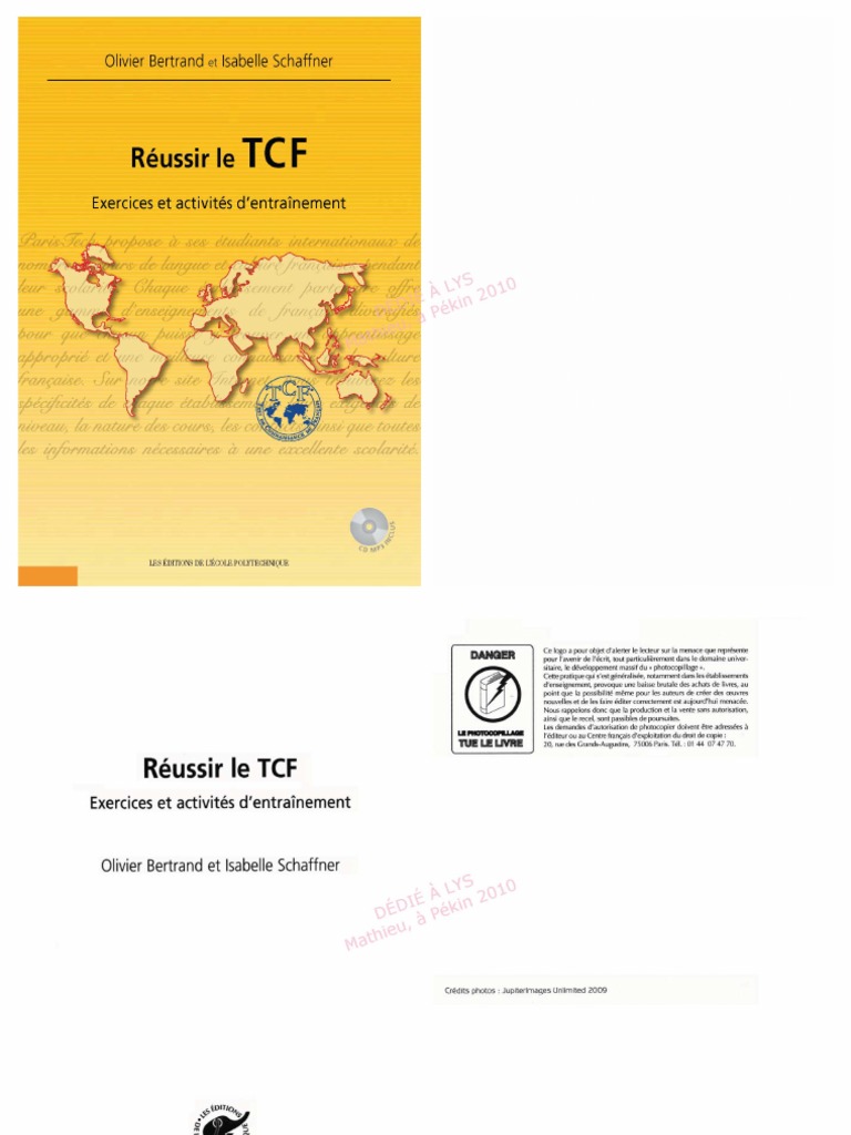Exemple Tcf Pdf – Tcf Exemple De Sujet – SDVU