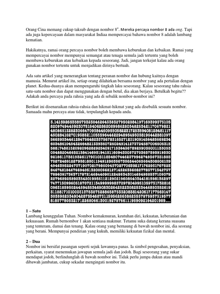 Rahsia Nombor Pdf