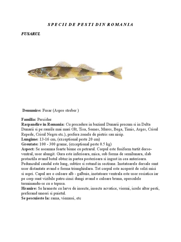 Specii de Pesti | PDF