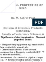 Physical Properties of Milk