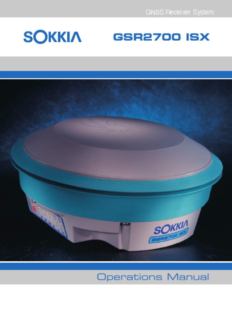 GSR 2700 ISX - Operations Manual | Electrical Connector | Global  Positioning System