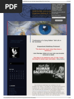 Strahlenfolter Stalking - TI - Confessions of a Gang Stalker AKA Life in the Syndicate - Organized Stalking Protocol - Gangstalkingsurfers