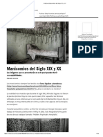 Noticia_ Manicomios Del Siglo XIX y XX
