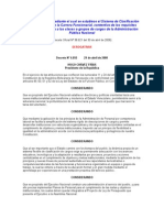 Sistema de Clasificacion de Cargos Que Rige La Carrera Funcionarial 20080430 Go 38921