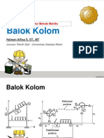 BALOK-KOLOM - Analisa Struktur Metode Matriks