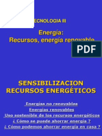 Energía, Recursos, Energía Renovable