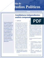 Candidaturas Independientes: Análisis Comparado: I. Justificación