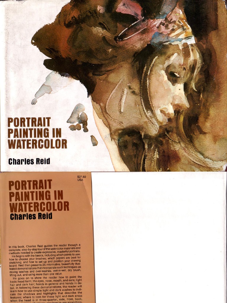 Charles Reid Portrait Painting in Watercolor 1989 | PDF
