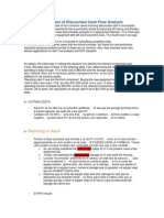 Some Special Cases of Discounted Cash Flow Analysis