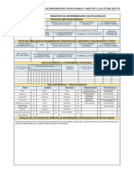 Registro Enfermedades Ocupacionales