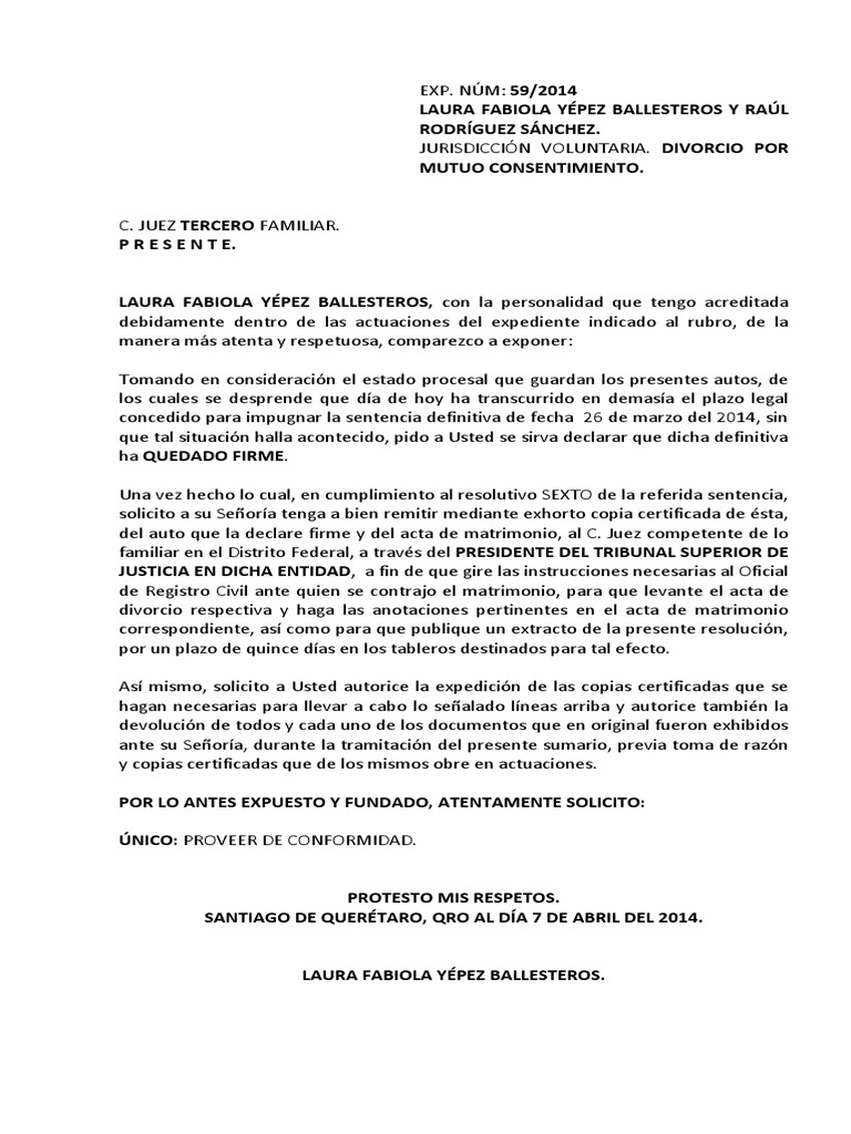 Queda Firme Sentencia | PDF