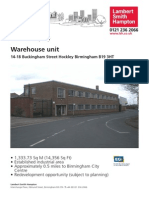For Sale: Warehouse Unit