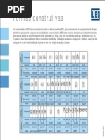 WEG Formas Contrutivas de Motores Eletricos Wmo008 Guia de Instalacao Portugues Br
