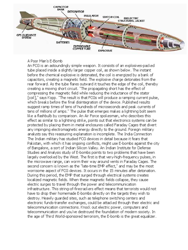 How to Make an EMP Bomb Physical Quantities