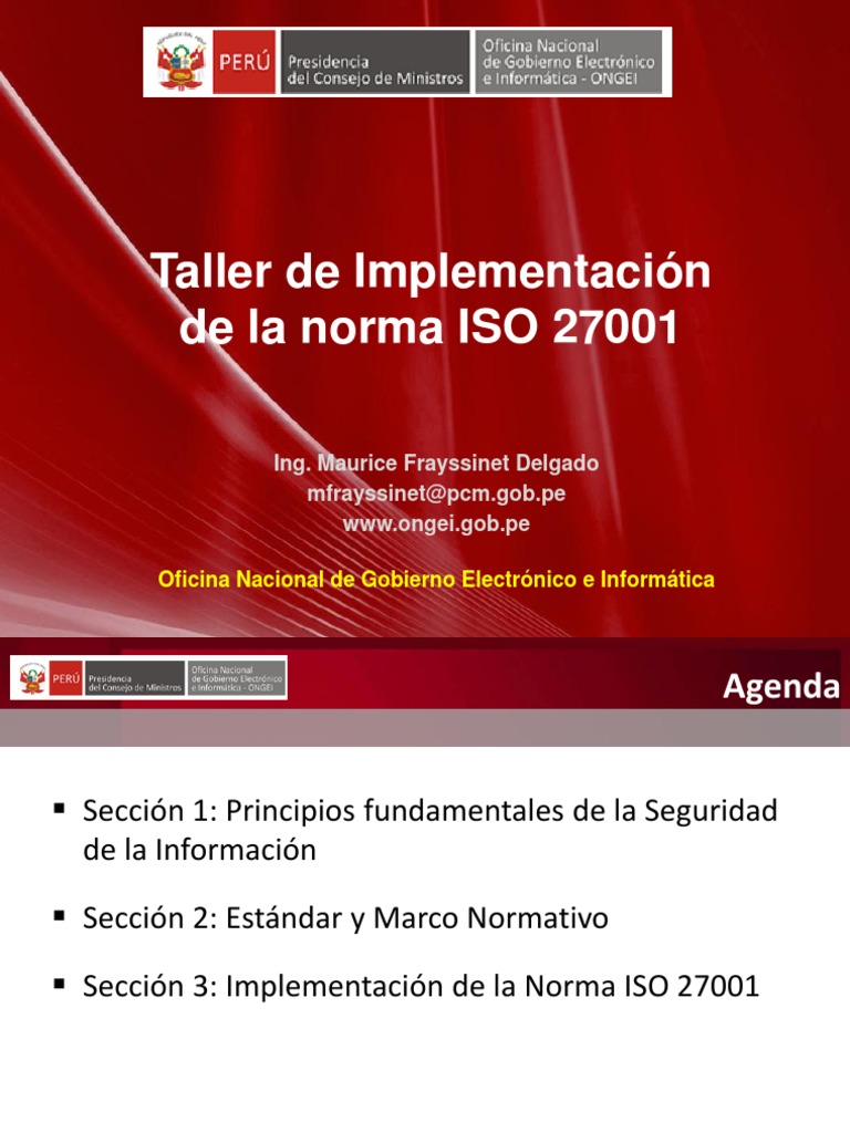 Implementación de ISO 27001 en Seguridad | PDF