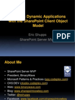 Building Dynamic Applications With the SharePoint Client Object Model