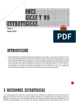 5 Decisiones Estratégicas y No Estratégicas