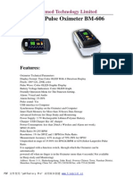Fingertip Pulse Oximeter BM-606