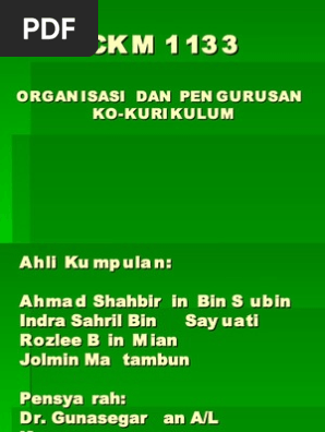 Hubungan Manusia Dalam Organisasi Pdf
