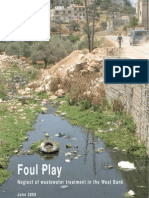 Foul Play: Neglect of Wastewater Treatment in The West Bank