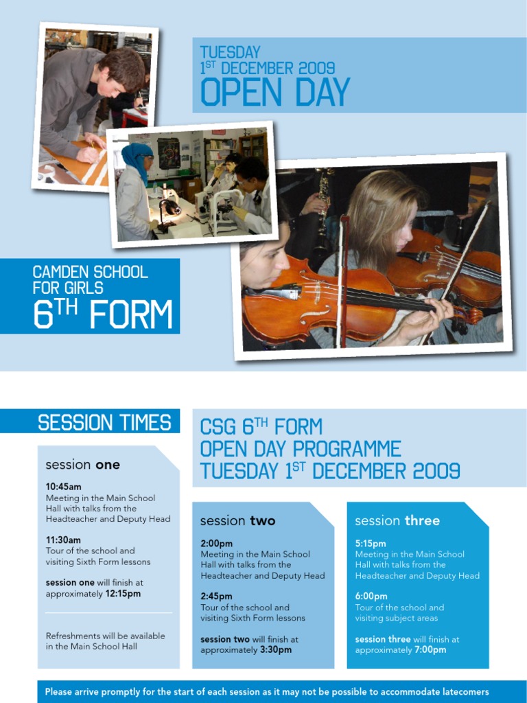 Blue Open Day Programme 09 | PDF
