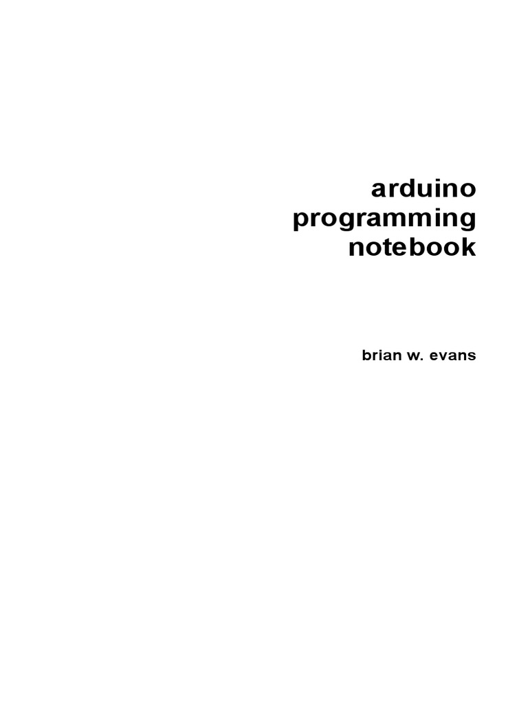 Arduino Programming Handbook | PDF