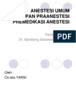 Persiapan Pra Anestesi