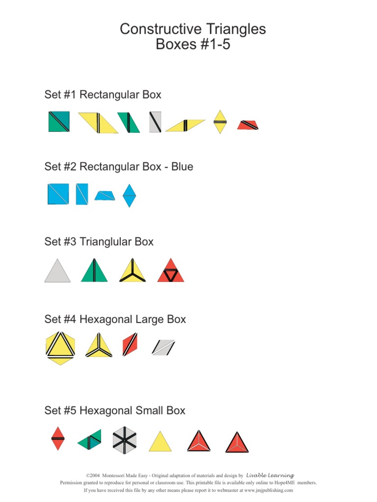 Caja de Triangulos PDF Rectangle Triangle
