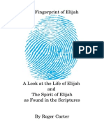 The Fingerprint of Elijah