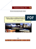 Manual Para La Formulación Del Inventario Turístico a Nivel Nacional Perú