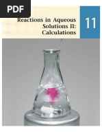 11 - Reactions in Aqueous Solutions II Calculations
