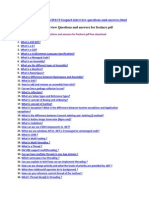 Interview Questions and Answers For Freshers PDF