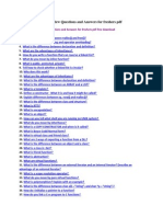 C#.Net Interview Questions and Answers For Freshers PDF