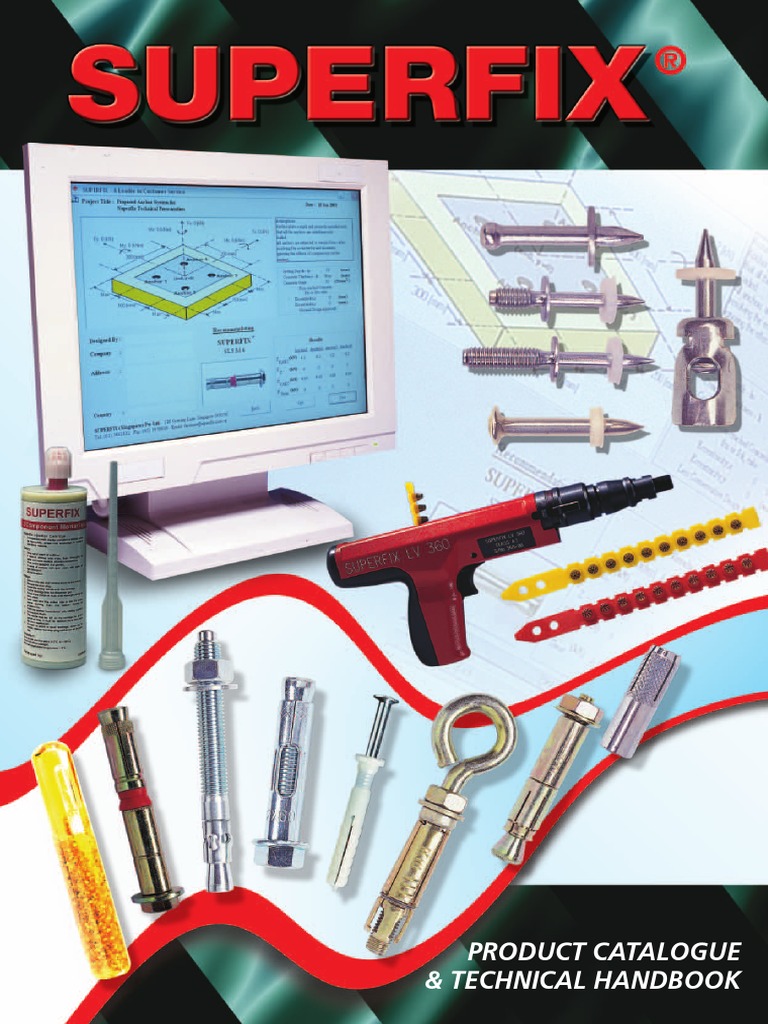 Superfix Catalogue 2003 | PDF | Strength Of Materials | Reinforced