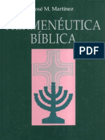 Hermeneutica Biblica Jose M Martinez