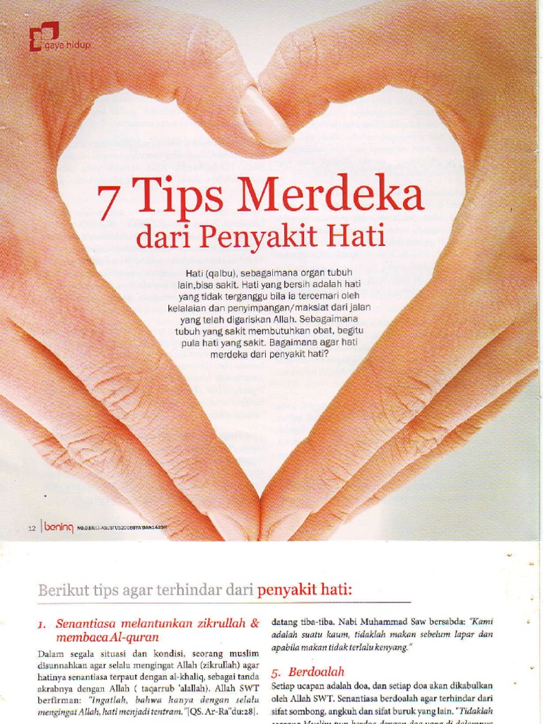 Tips Merdeka Dari Penyakit Hati Pdf