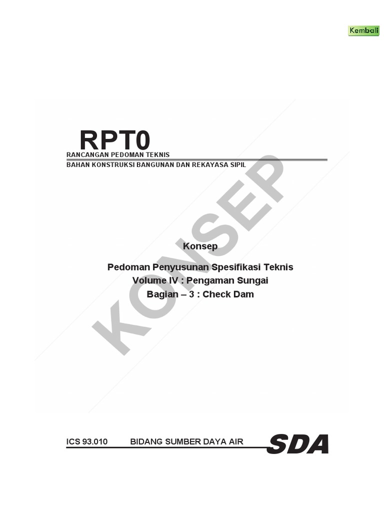 Design Of Check Dam PDF