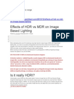 HDR High Dynamic Range
