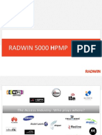 RADWIN 5000 HPMP PtMP Solution Overview