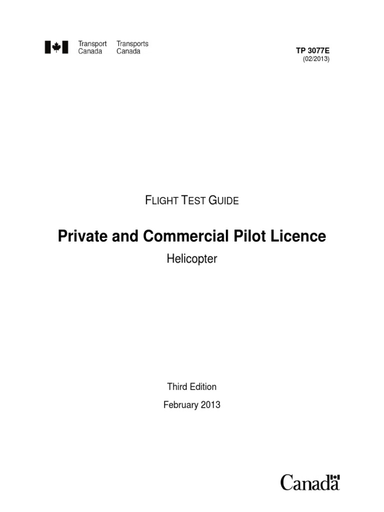 Private and Commercial Pilot Licence: Light EST Uide | PDF | Flight ...