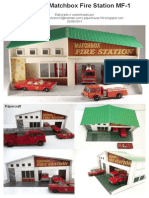 Mf-1 Fire Station 1-64 Papercraft a4