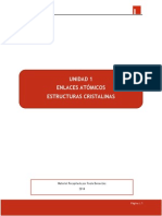 Enlaces Atomicos y Estructturas Cristalinas