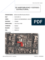 Informe de Habitabilidad y Estado Estructural Academia Tarapaca 1