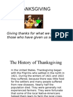 Thanksgiving: Giving Thanks For What We Have, and Those Who Have Given Us So Much