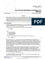 Understanding Thermal Dissipatioon and Design of a Heatsing