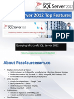70-461 Querying MicrosoGet Latest Pass4sure 70-461 Querying Microsoft SQL Server 2012