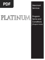 Platinum Transaction Program Guide