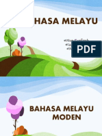 Bahasa Melayu Moden