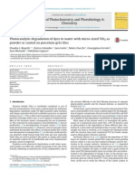 Photocatalytic Degradation of Dyes in Water With Micro-sized TiO2 As